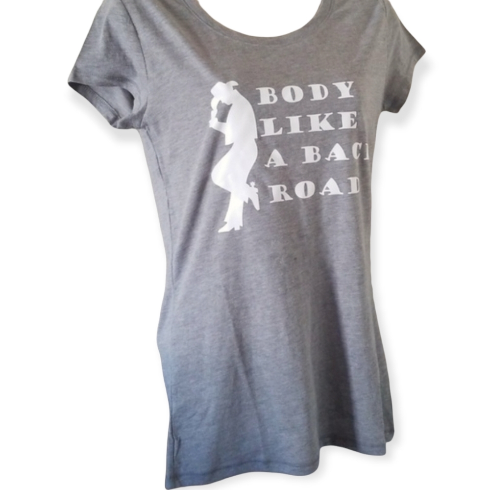 Grey Cowboy Silhouette Tee Shirt